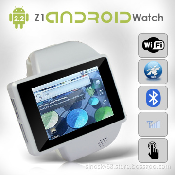 Android Smart Watch Mobile Phone Wrist Z1 Camera WiFi GPS Bluetooth